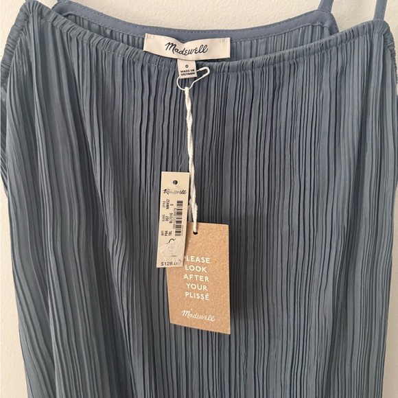 Madewell The Goldie Dress in Plisse - Picture 7 of 9